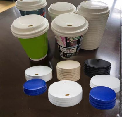 Coperchio della tazza di carta della bevanda dell'hotel che fa energia di risparmio della macchina 380Volt